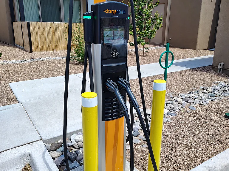 EV Chargers throughout the property
