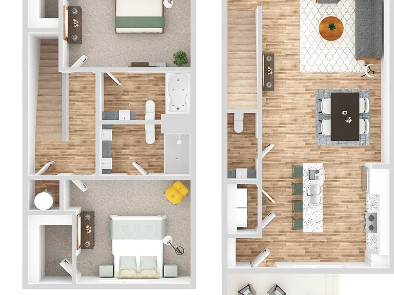 TH2A floor plan 4000 Margaret