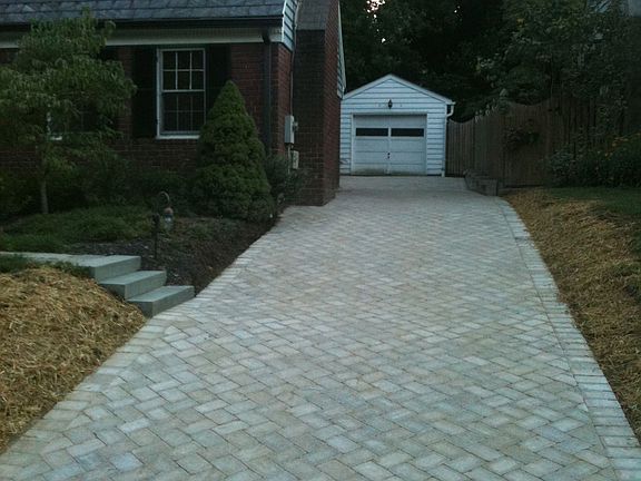 New Driveway: Expanded & Elongated