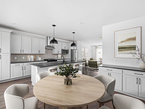 Open Concept Kitchen and Dining Space