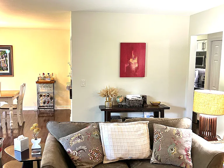 living room looking toward dining