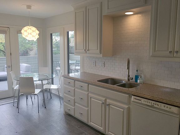 Kitchen with breakfast nook.