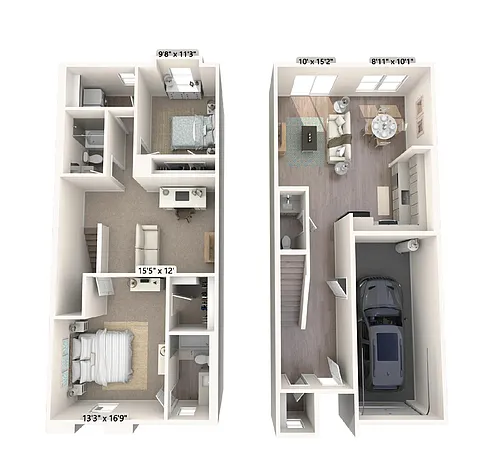 Floor plan TH-B3L