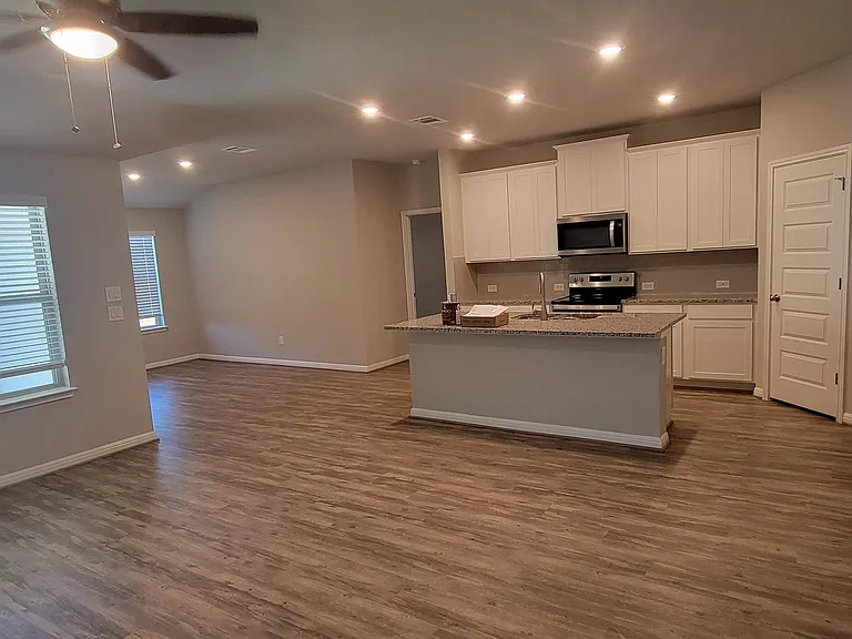 Kitchen and Dining - picture taken from living room