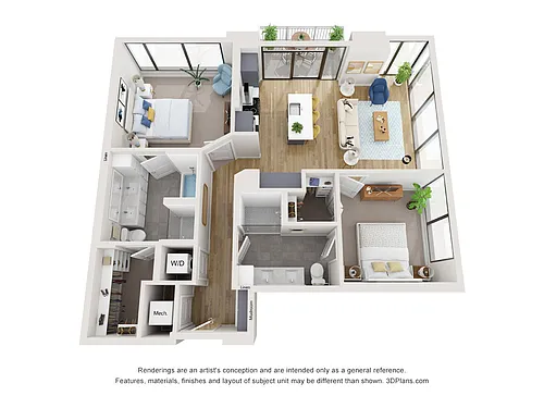 Floor plan B3a