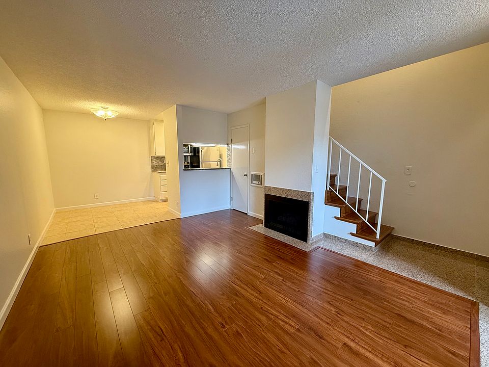 First floor living area, kitchen and dining area.