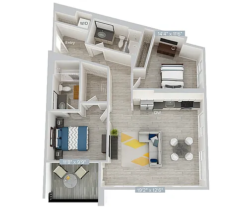 Floor plan B2