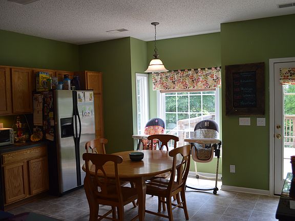 Kitchen looking out to back