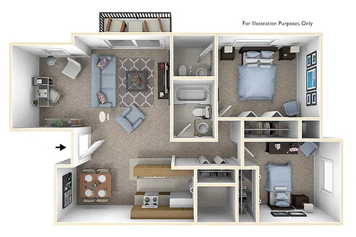 Floor plan Snapdragon Deluxe