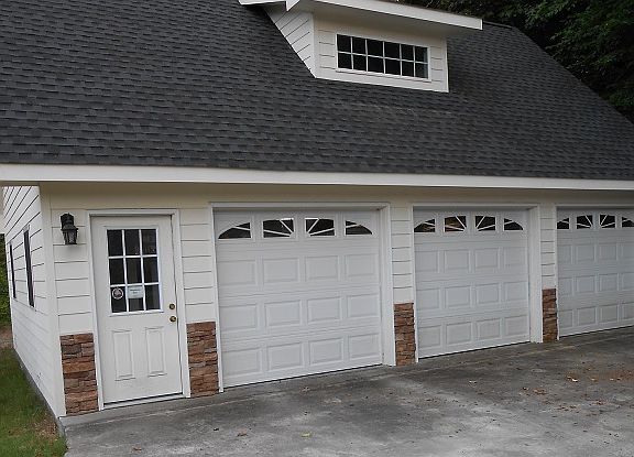 Three car garage with office