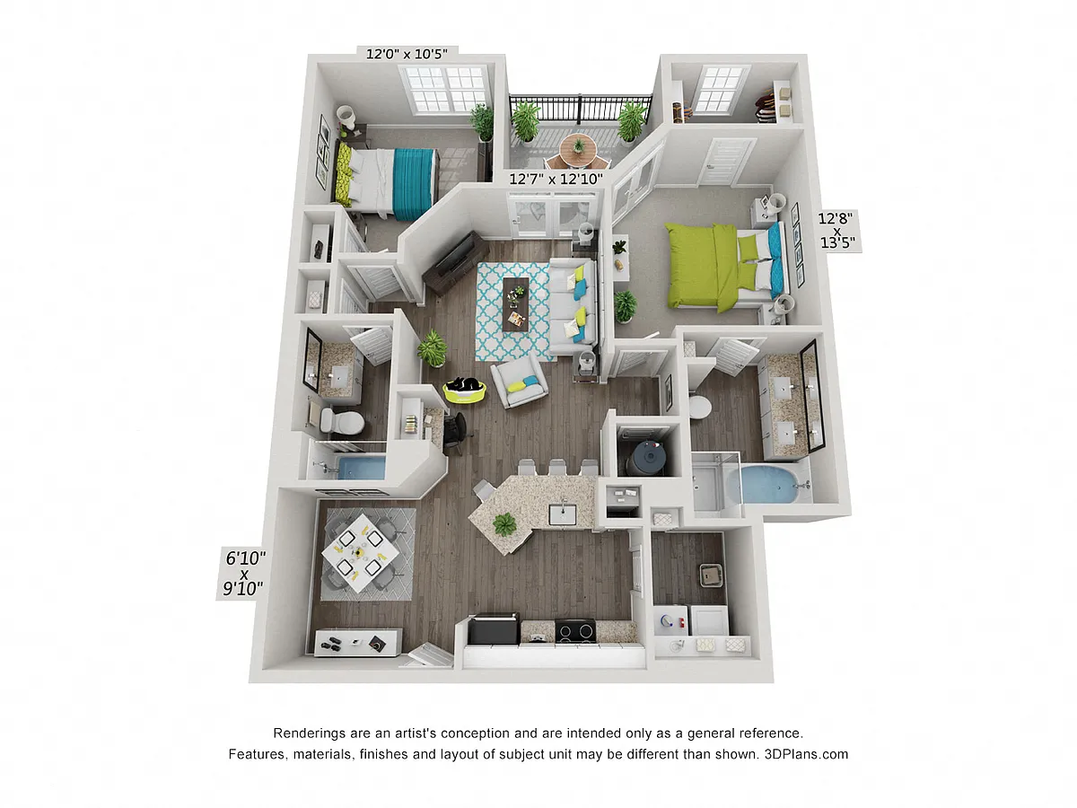 Floor plan The Everly