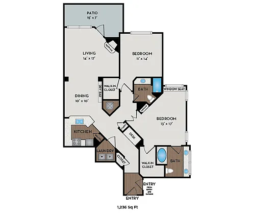 Floor plan Chariot/Chaise