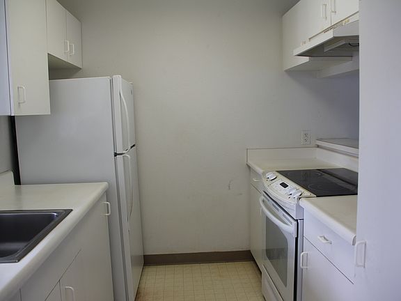 kitchen with cabinets and counter