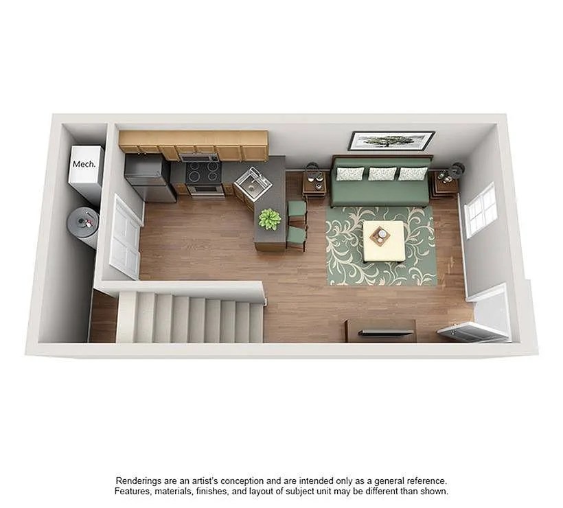 Floor plan Bentley Townhome I