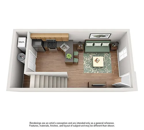 Floor plan Bentley Townhome I