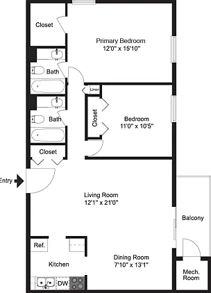 Two Bedroom Two Bathroom Two Bedroom Two Bathroom