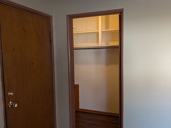 Entry area & storage closet