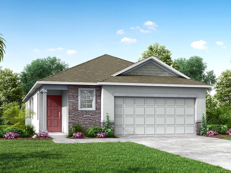 Elevation B Opt Partial Stone Front