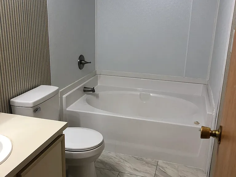Hall bathroom.