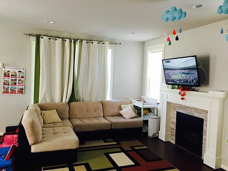 Family Room with fireplace