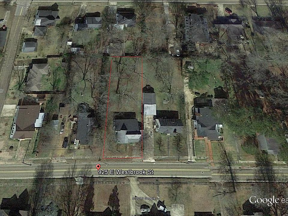 Red line around property.