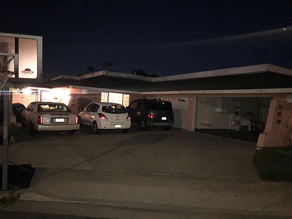 Front of property, 2 car garage