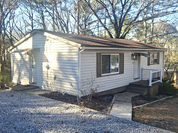 View of front entrance and side entrance