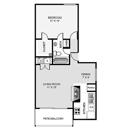 Floor plan 11B