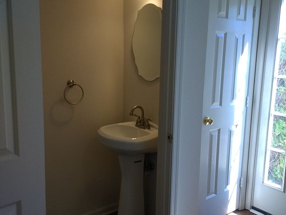 First floor half bath