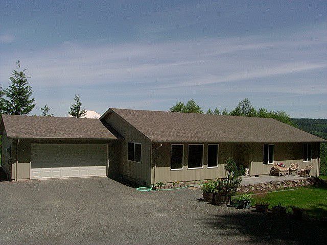 Front View w/Mt.St.Helens in Background
