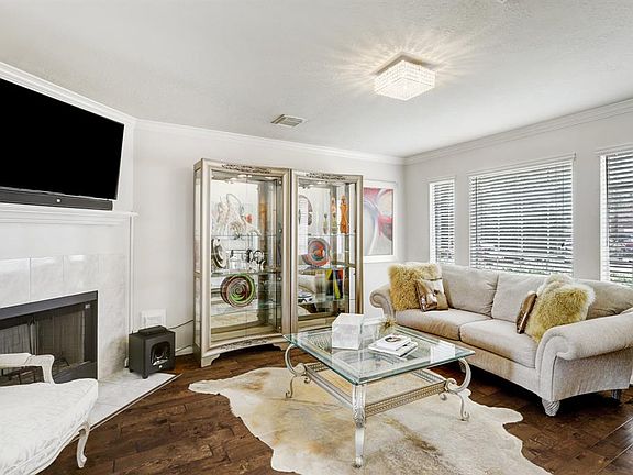 Light and bright living room is ideal for entertaining family and friends