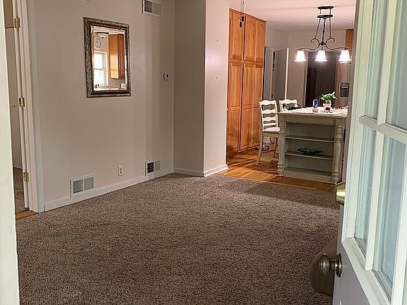 Living room as you walk in