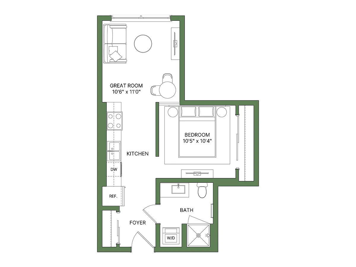 Floor plan A6