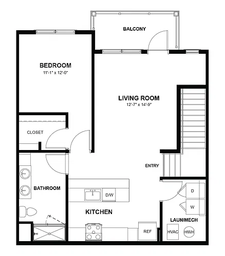 Floor plan The Cooper