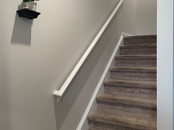 Stairs to living area