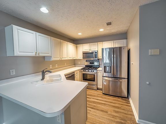 Kitchen - all stainless appliances.