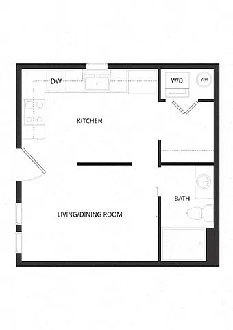 Floor plan Studio Chisholm