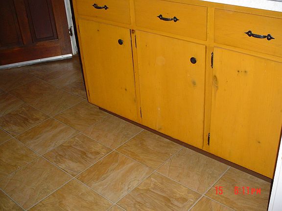 New kitchen floor