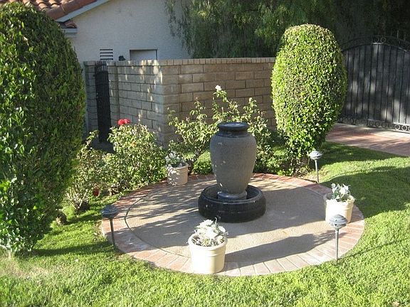 Water Fountain in Courtyard