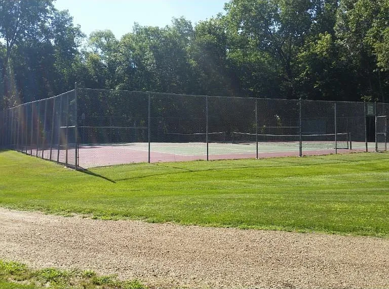 Private tennis courts