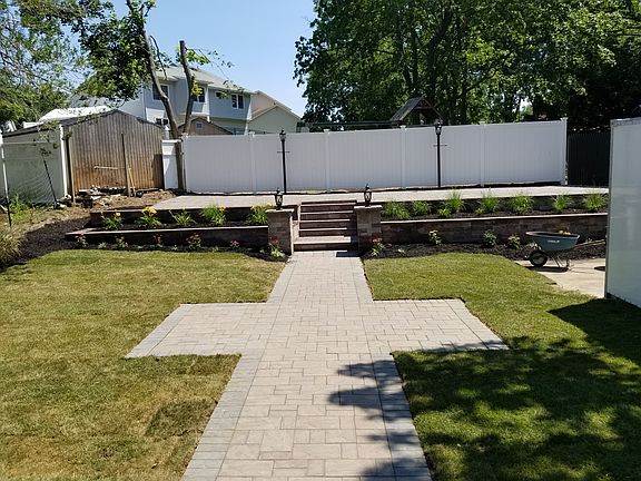 Backyard with patio
