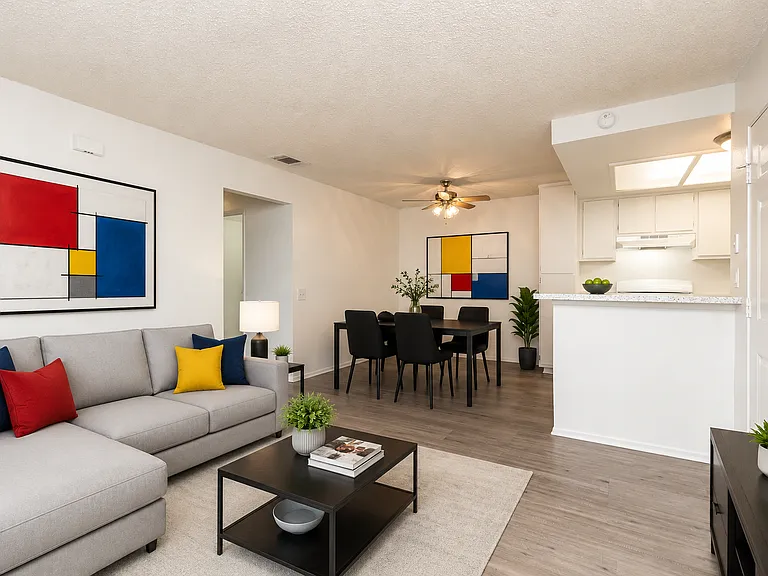 Living Room - Digitally Staged