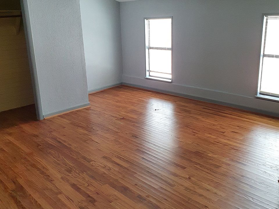 master bedroom with two closets