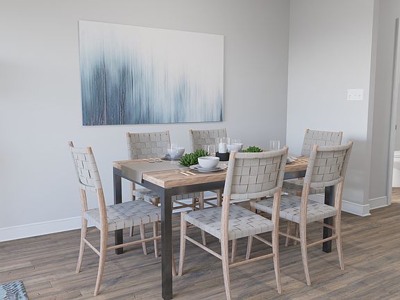 Flex Dining - virtual rendering. Design features may vary.