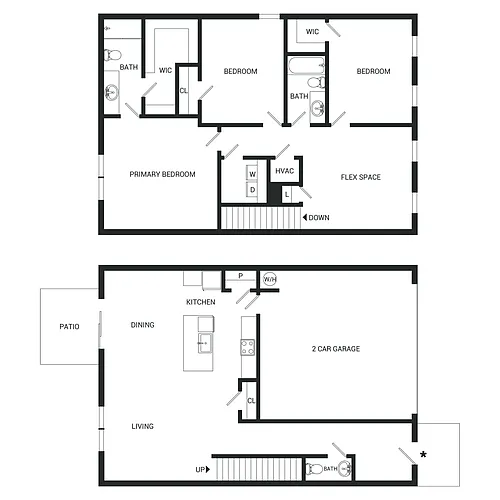Floor plan 3 x 2.5 Verbena C7SFbq