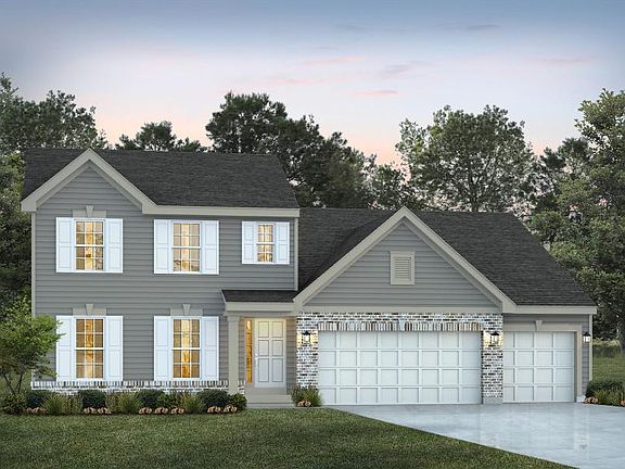 Elevation A with Brick