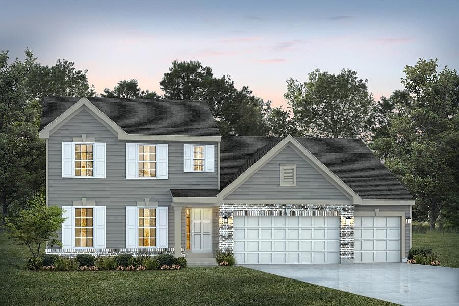 Elevation A with Brick