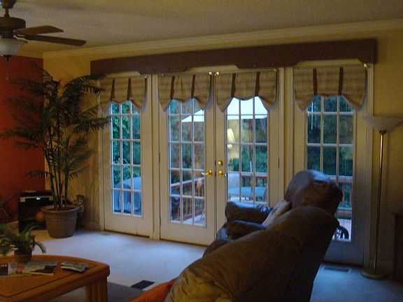 Other side of family room looking into open deck