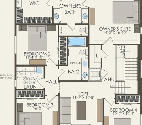 Second Floor 4 br 2.5 ba