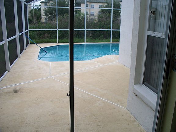 pool with new surface
